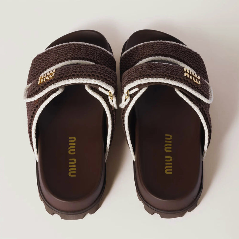 Crochet knit slides - Buy one get one free